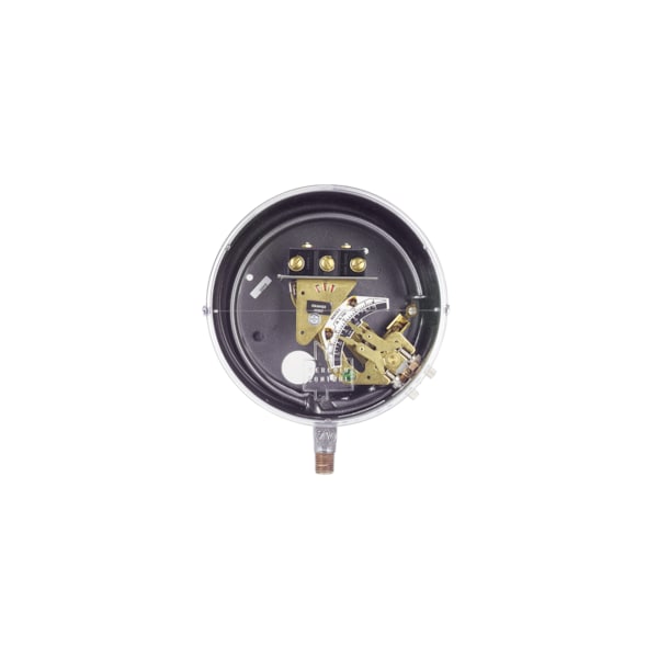 Pressure Switch, Standard, SPST, 1/4" NPT, 5 to 150 psi Range, Brass